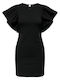 Only Rochie cu Volane Negru