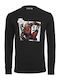 Merchcode Men Deadpool Sweatshirt Black