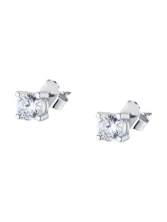La Petite Story Earrings made of Silver with Stones