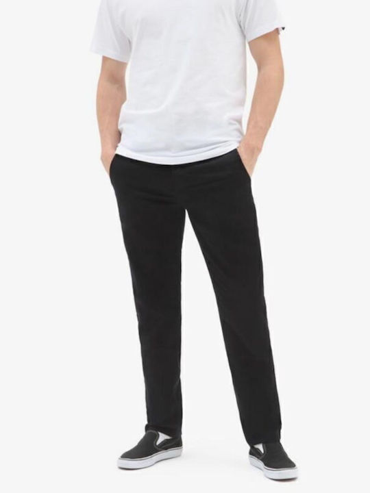 Authentic Παντελόνι Chino Ελαστικό σε Slim Εφαρμογή Black