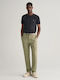 Gant Men's Trousers Chino in Relaxed Fit Oil Green