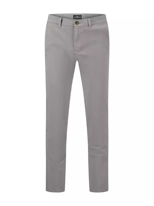 Fynch Hatton Men's Trousers Chino Elastic Cool Grey