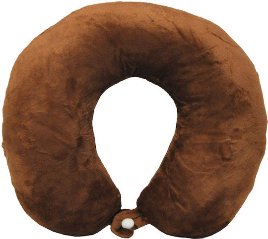 TnS Travel Pillow 30x26x8cm Brown