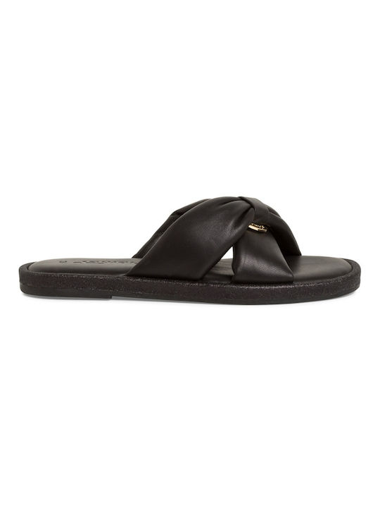 Tamaris Leather Women's Sandals Black