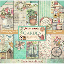 Stamperia Garden Scrapbooking Leaves 10pcs