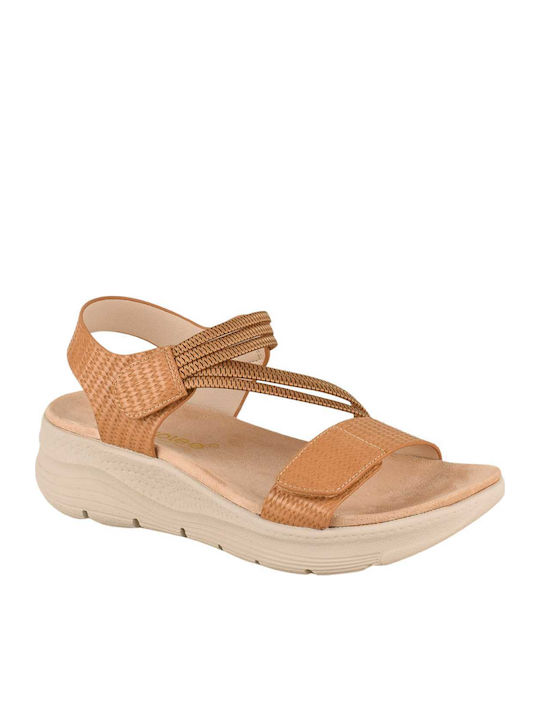 Amarpies Women's Flat Sandals Anatomic in Tabac...