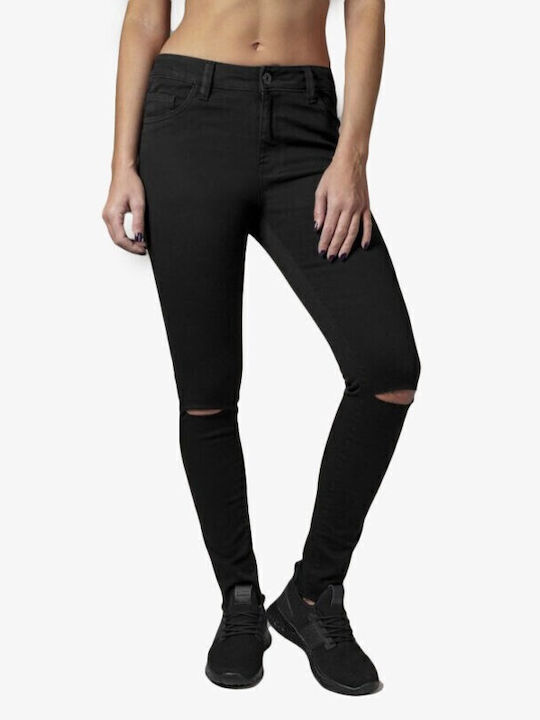 Urban Classics Femei Bumbac Pantaloni Black