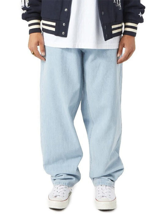 Ανδρικό Παντελόνι Τζιν με Relaxed Baggy Εφαρμογή Light Blue