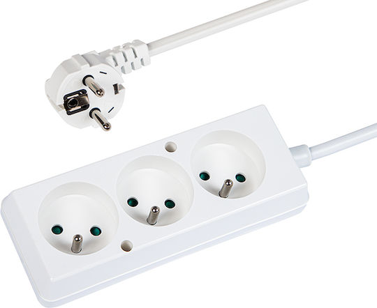 Blow Steckdosenleiste 3 Positionen mit Kabel 1.5m