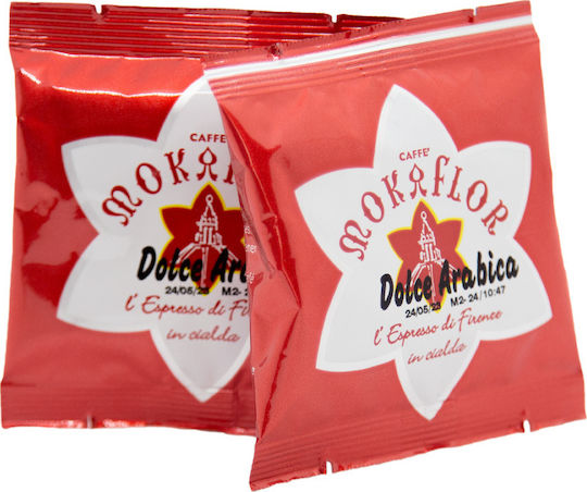 Mokaflor Capsule Espresso Dolce Arabica Compatibile cu Mașina E.S.E. Pod 18capace