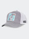 Capslab Looney Tunes Bugs Bunny Women's Snapback Trucker Cap Gray