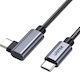 Unitek USB 2.0 Cable USB-C male - USB-C 100W PD Μαύρο 1m C14123BK-1M