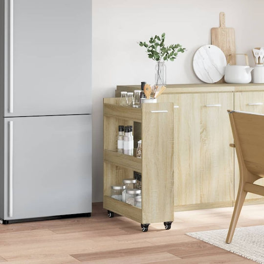 vidaXL vidaXL Lebensmittelregal Braun