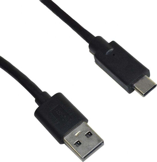 MSonic Cablu USB 2.0 USB-C Masculin - USB-A Negru 1m MLU536