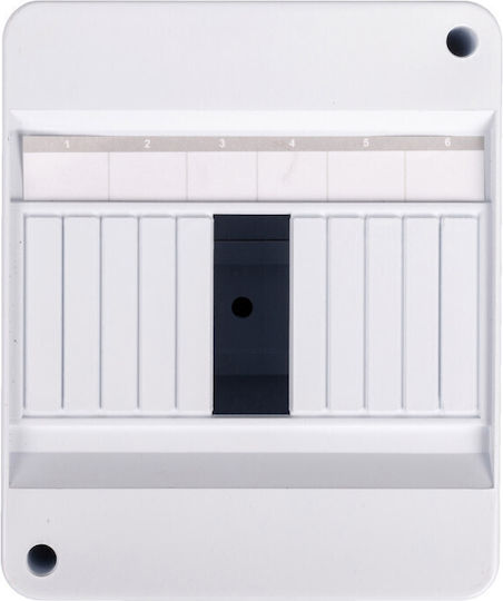 Elektro Plast Wall mounted 6-Elements Fuse Box with 1 Row