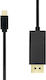 ProXtend Video Kabel USB-C Männlich - DisplayPort Schwarz 0.5m JAB-6988716