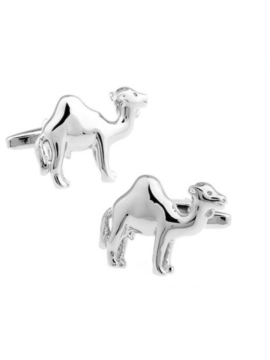 Camel Silver Cufflinks