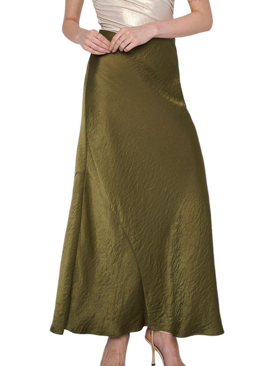 Ale - The Non Usual Casual Maxi Φούστα Olive