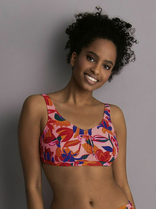 6502-1 Bikini Top with C Cup Mastectomy Anita M2 Barletta Top Print