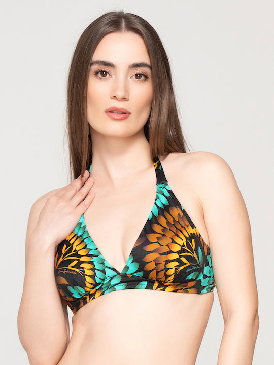 Luna Padded Triangle Bikini Top Emerald