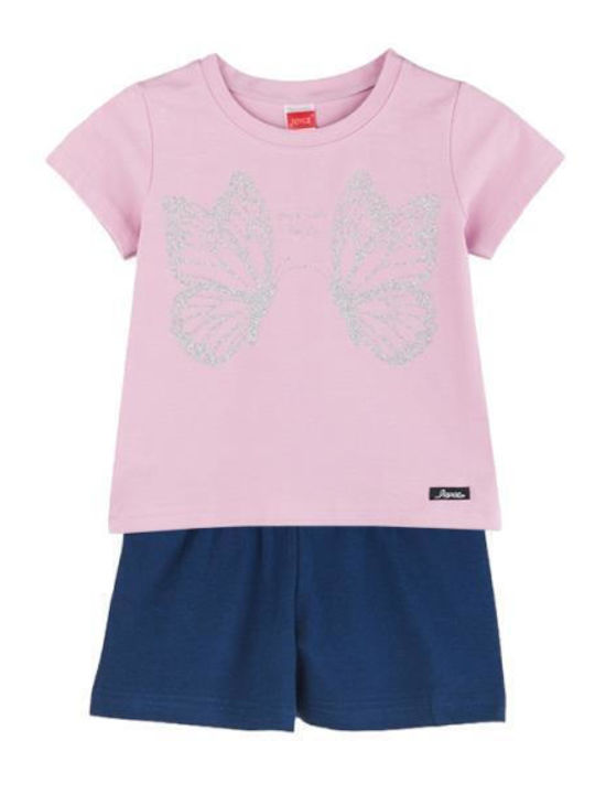 Joyce Kids Set with Shorts Summer 2pcs Lilac