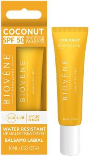 Биовен Кокосов Балсам за Устни с SPF50 10мл