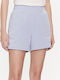 Ua Rival Women's Terry Sporty Shorts Blue