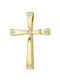 Triantos Gold Kreuz 14K mit Kette