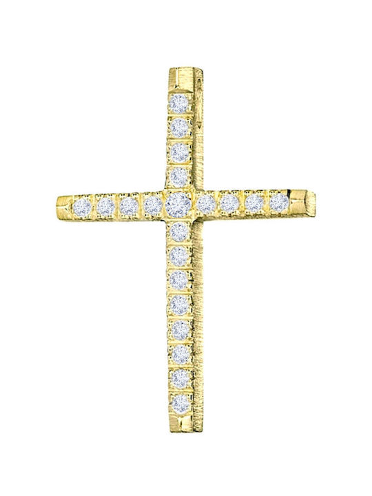 Triantos Gold Cross 14K with Chain