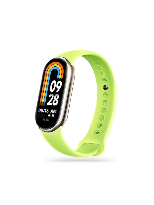 Tech-Protect Iconband Λουράκι Σιλικόνης με Pin Lime (Smart Band 8)