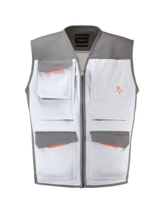 Kapriol Men's Safety Vest White