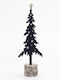 Christmas Decorative Wood Tree 36cm Green