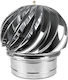 Technometal Pălărie de Coș de Fum Inox 250mm Argintiu