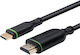 Microconnect Cable HDMI male - USB-C male 0.5m Μαύρο