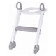 FreeOn Toddler Toilet Seat With Footrest And Handles Gray