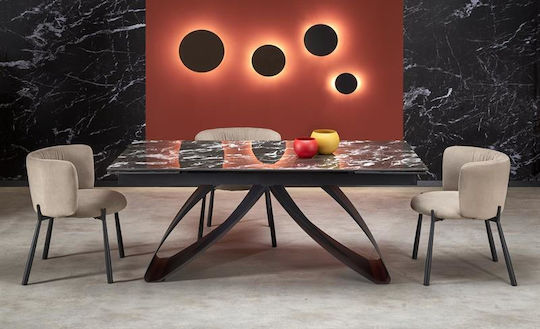 Hila Masă Sala de mese Masa extensibilă Mauro 180(+80)x90x75buc
