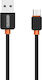 Somostel Regular USB 2.0 to micro USB Cable Μαύρο 1m (28260) 1τμχ