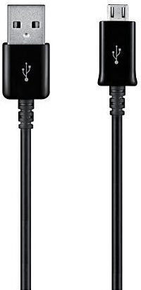 Samsung Regular USB 2.0 to micro USB Cable Μαύρο 1.5m (ECB-DU4EBE) 1τμχ