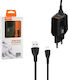 Somostel Charger with USB-A Port and USB-C Port and Cable USB-C 18W Blacks (Sms-a139)