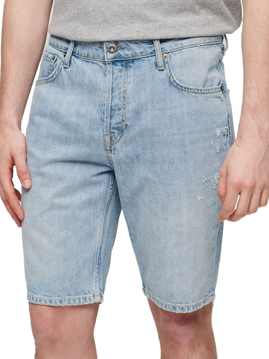 Superdry Ovin Vintage Ανδρική Βερμούδα Τζιν Lig...