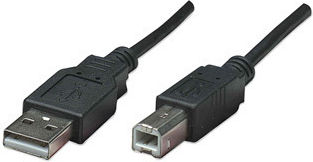 Logo Collection USB 2.0 Cable USB-A male - USB-B male Γκρι 1.8m 17057