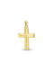 Herren Gold Kreuz 14K