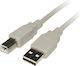 PremiumCord USB 2.0 Kabel USB-A-Stecker - USB-B-Stecker Gray 0.5m ku2ab05