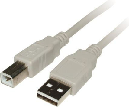 PremiumCord USB 2.0 Kabel USB-A-Stecker - USB-B-Stecker Gray 0.5m ku2ab05