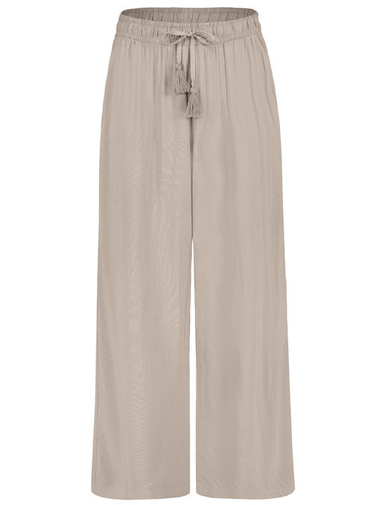 Sublevel Women's Trousers Beige 100% viscose