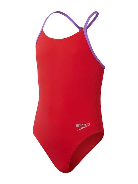 Speedo Kinder Badeanzug Rot