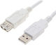 Logo Collection USB 2.0 Cable USB-A male - USB-A female Γκρι 0.3m 40610