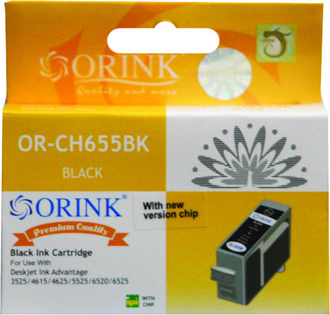Orink Compatible Inkjet Printer Ink HP CZ109AE 24ml Black 1pcs