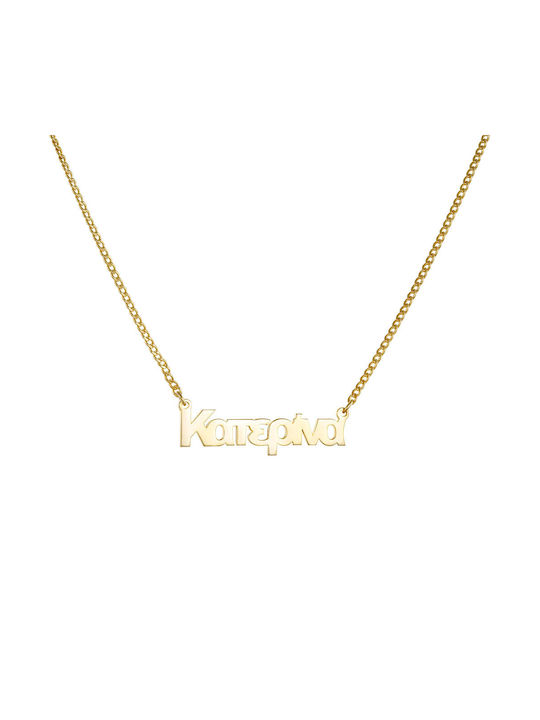 Dio Jewellery Lab Necklace from Gold Plated Silver