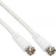 InLine Καλώδιο Κεραίας Coax female - Coax female Λευκό 15m (69315) 1τμχ